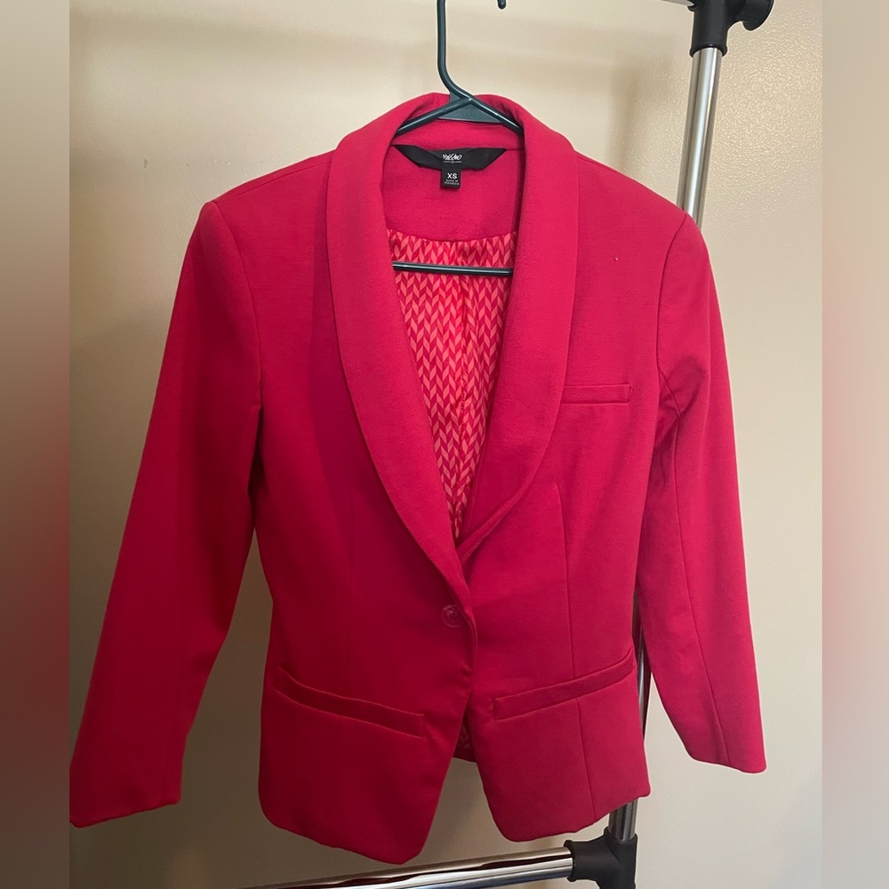 Mossimo coral blazer size XS